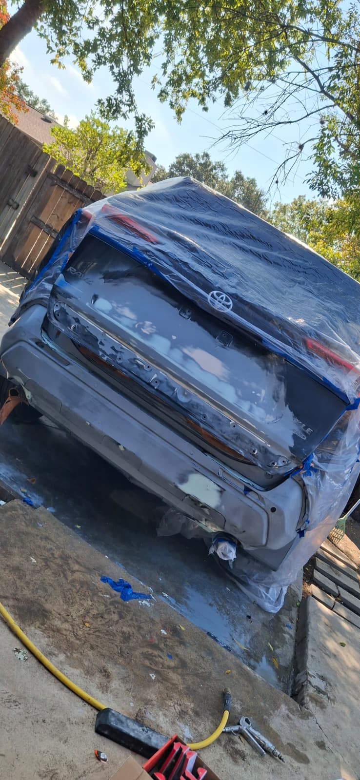 Restauración clásica con pintura brillante